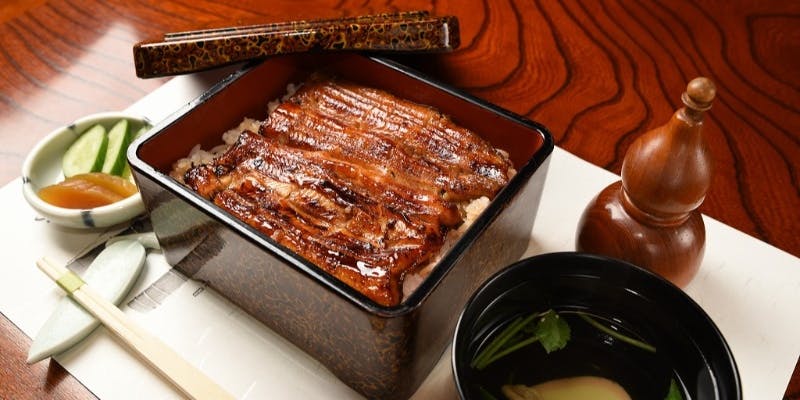 【竹】お造りや煮物、焼物、うざく、鰻重など全9品