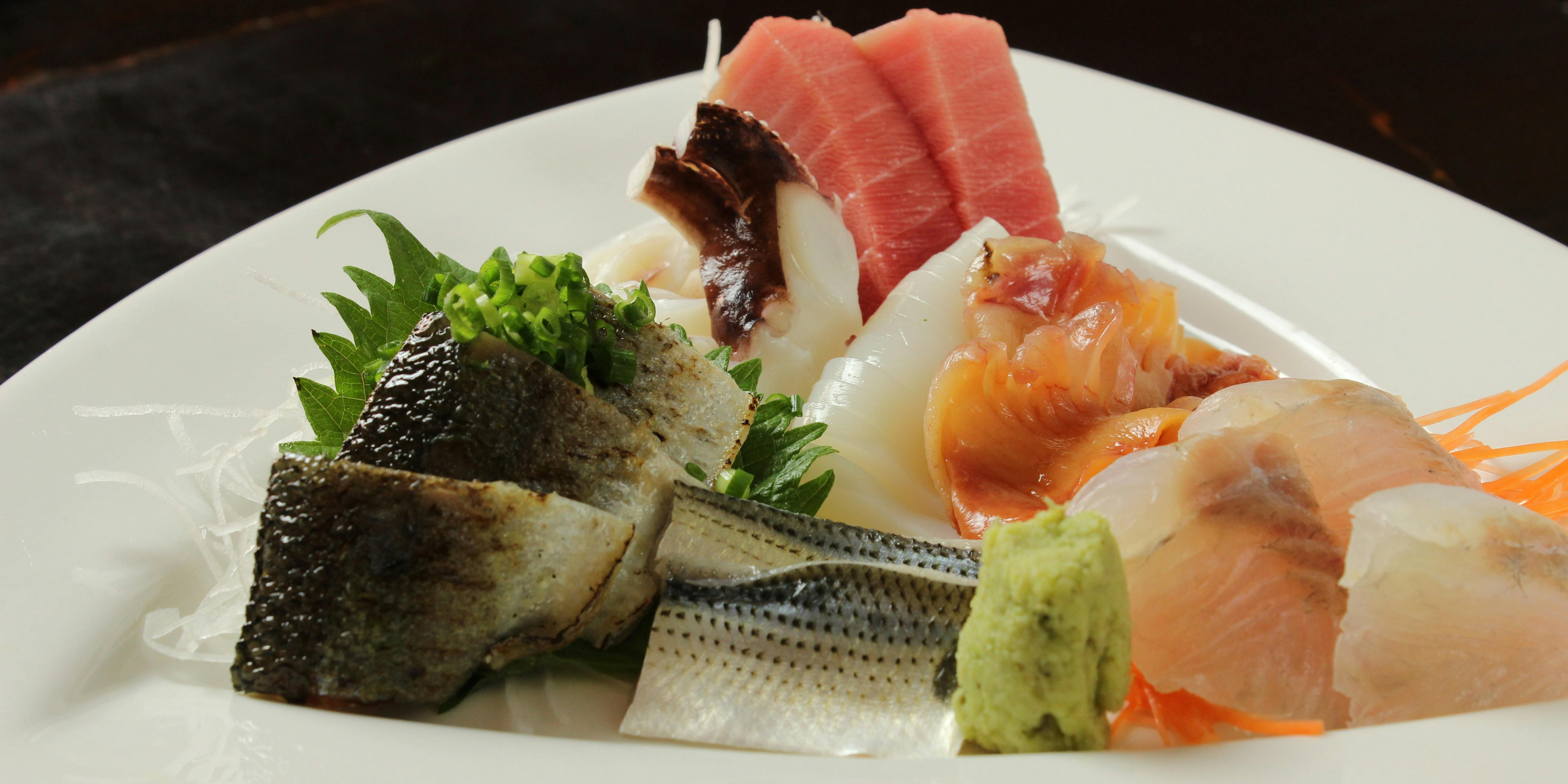 二代目 笑楽 【大将おすすめのおまかせコース】お刺身・焼物・お寿司8