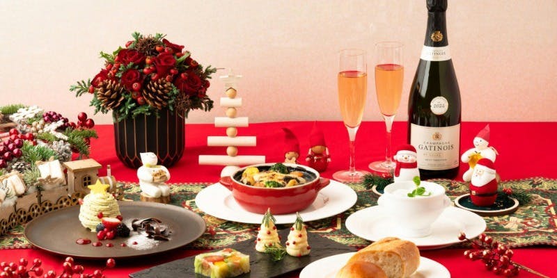 【Xmas2025】グリル＆ガーデンテラス、クリスマス特別ディナーコース 全4品