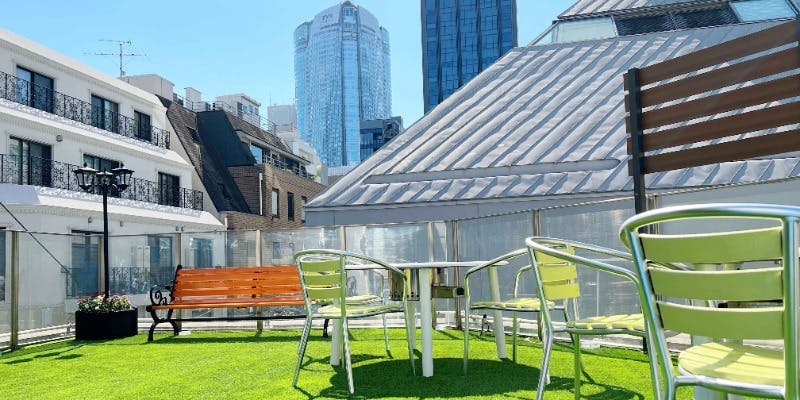 【2時間飲み放題】開放感たっぷりの屋上テラスでBBQ9品（ペット可）