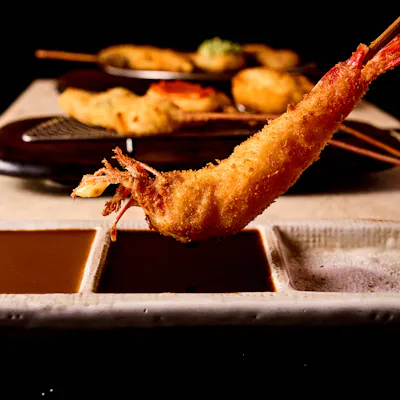 東京・赤坂の六波羅流串揚げ