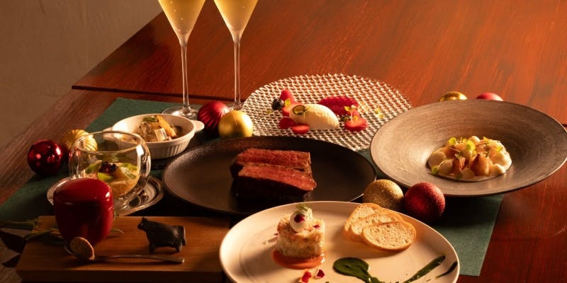 【Xmas2025】2025 X’masコース 全8品＋乾杯シャンパーニュ付き
