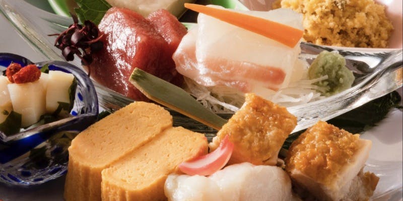 【個室確約、ランチ会プラン】先付や天ぷら3種盛り等（リクエスト予約／個室）