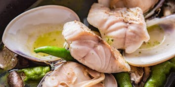【自然～NATURE～】鮮魚と野菜のココット・選べるお肉の炭火焼など全6品 - フランス料理と醸造酒 Nuage Japon