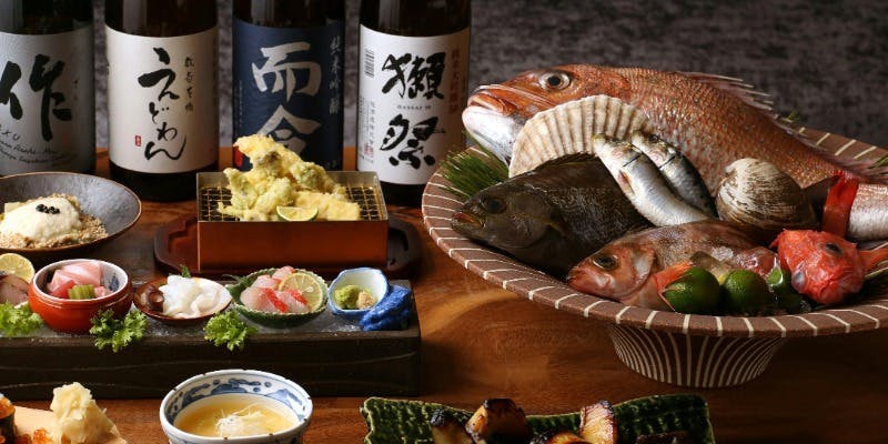 【乾杯スパークリング日本酒＋飲み放題120分】えどわんからのおもてなし「極～きわみ～コース」