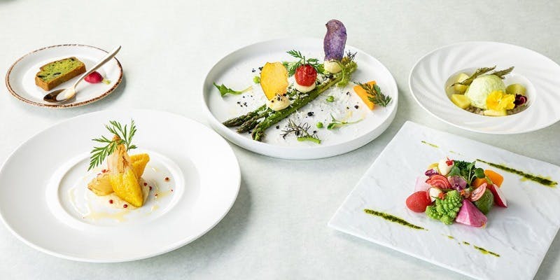 【レストランゾーン】東京野菜が主役の”ベジフルディナーコース” 全5品