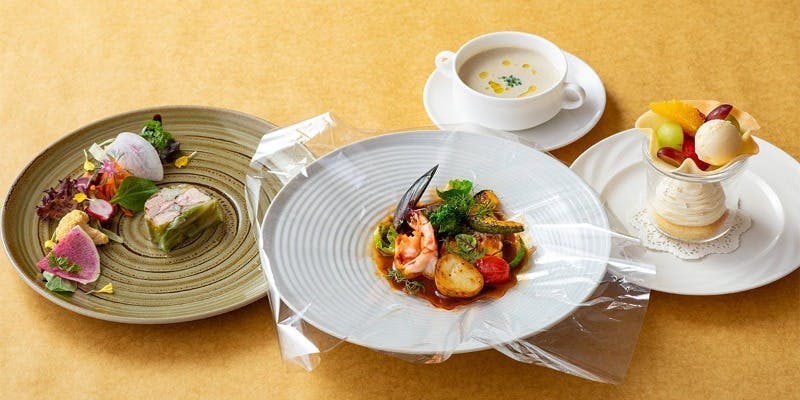 【プリフィクスディナー】選べるメインディッシュを含む 全4品