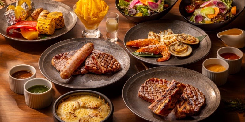 スタンダードBBQコース ＜ソフトドリンクフリーフロー付＞