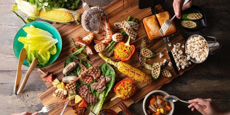 ランチ バーベキューテラス アブレイズ バーベキューテラス アブレイズ ヒルトン東京お台場 バーベキュー 一休 Comレストラン