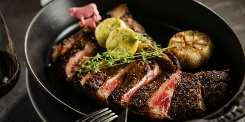 【Lunch Weekday Prime Course】 プライム熟成Tボーンステーキ含む全8品