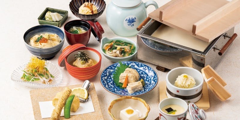 【福まめ膳】出来立てのお豆腐が味わえる豆づくし膳 全12品