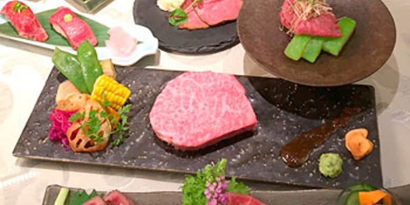【神戸牛尽くしコース】プレミアム神戸牛ステーキ、神戸牛漬け丼など（別格希少部位120g）