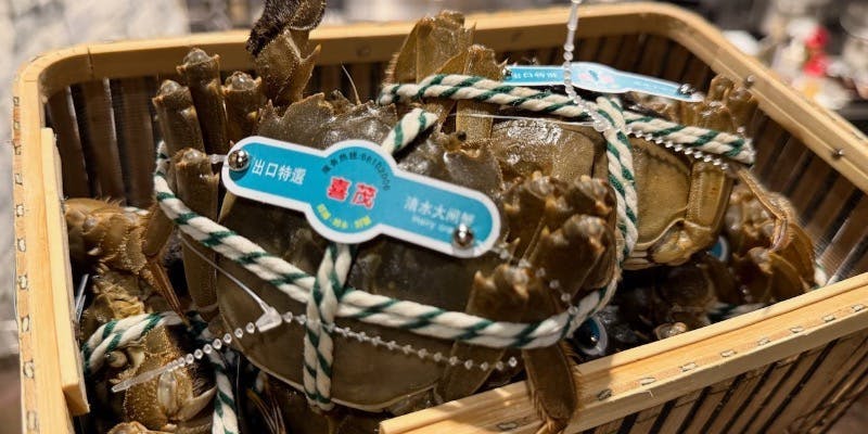 11月・12月限定　上海蟹紹興酒漬け、気仙沼産毛鹿尾鰭と上海蟹の煮込み入りおまかせコース25000円