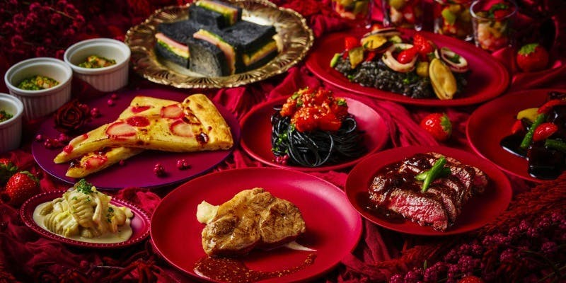 【平日ディナービュッフェ】紅酔 The Strawberry Addiction　1.13～2.28　90分制（90分制）