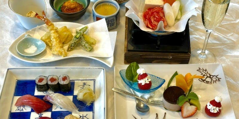 【Xmas2025】特別ランチ　＋シャンパンを含む1ドリンクサービス＋デザートプレート付き