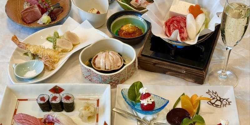 【Xmas2025】特別ディナー　＋シャンパンを含む1ドリンクサービス＋デザートプレート付き