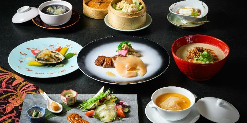 【朱雀 すざく】ふかひれをあらゆる形で味わうコース＋スパークリングワイン1杯