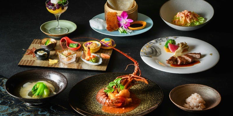 【青龍 せいりゅう】王道食材を揃えた中国料理コース＋スパークリングワイン1杯