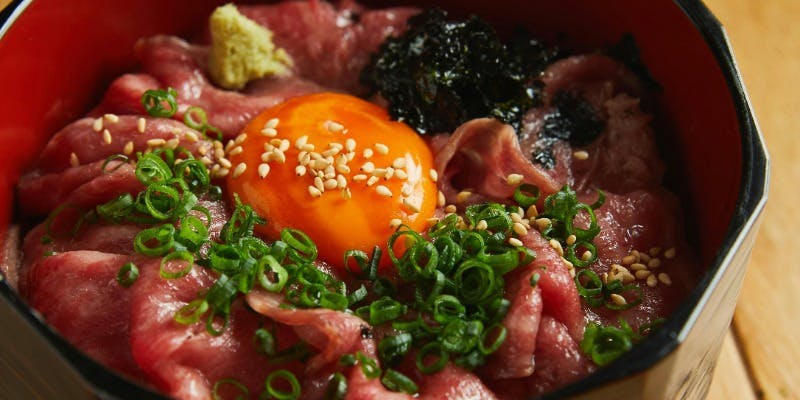 【数量限定】熟成和牛極上ロース牛刺し重ランチ