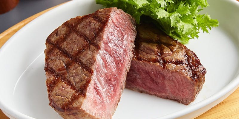 スタンダードステーキランチ　ハラミ＆熟成和牛の2種ステーキ