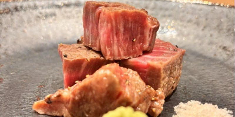 【期間限定】　雅ノエルコース～鮨と鹿児島産和牛ステーキの贅沢コース。12月だけの特別コース