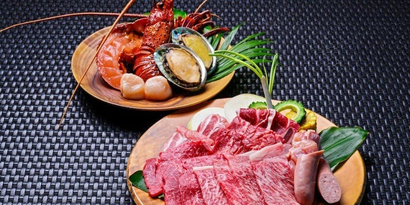 【Dinner BBQ】Tingara ティンガーラ（和牛ロース、あぐー豚、伊勢海老、サザエなど）