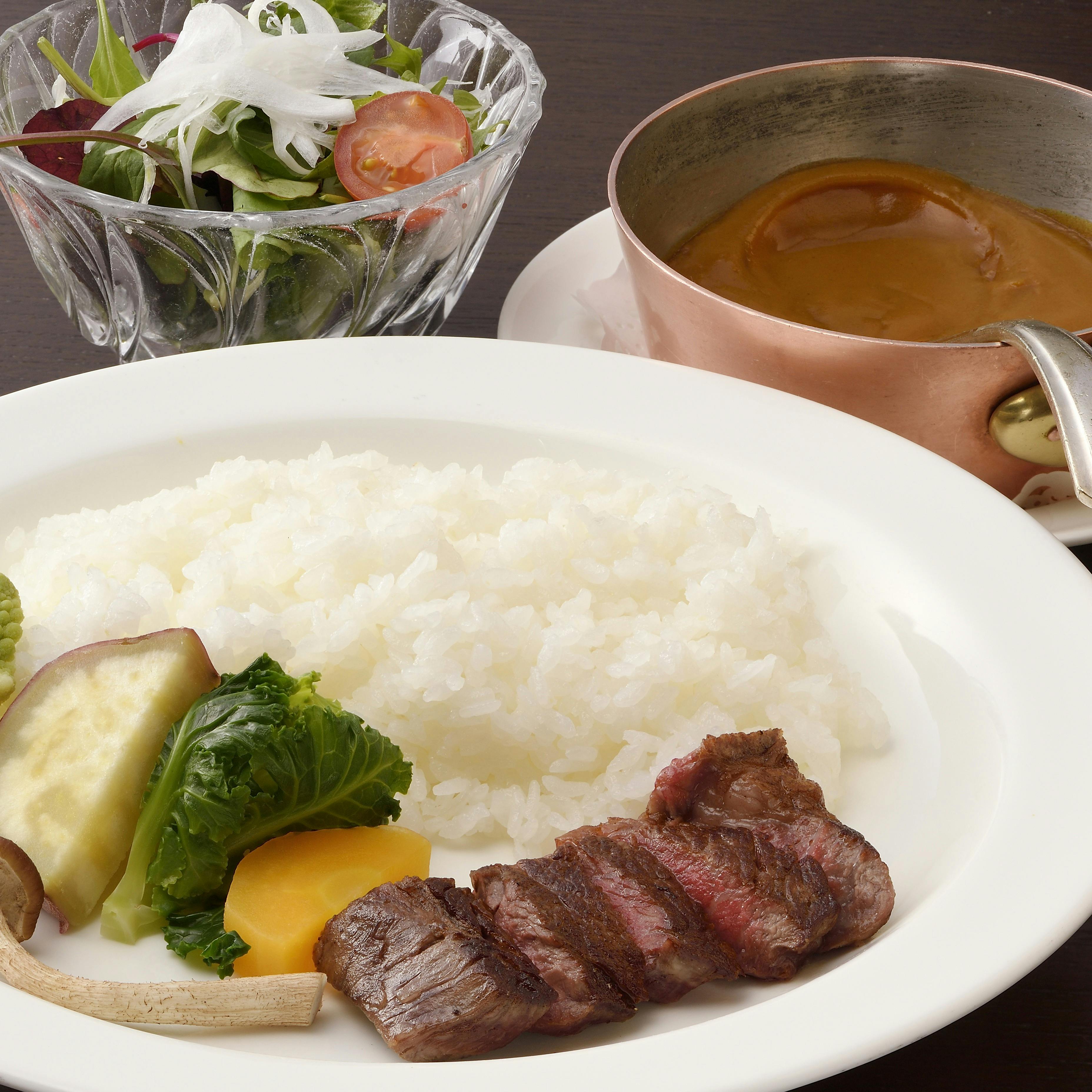 ホテルオークラレストラン名古屋 鉄板焼 さざんか ビーフと焼野菜のカレー 1 540円 税金 サービス料込み 平日限定 ランチ プラン メニュー 一休 Comレストラン