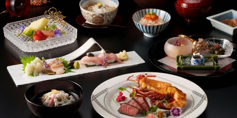 【クリスマス×37階夜景×和食ディナー】伊勢海老、キャビア、のどぐろ、仙台牛＋フルート生演奏付