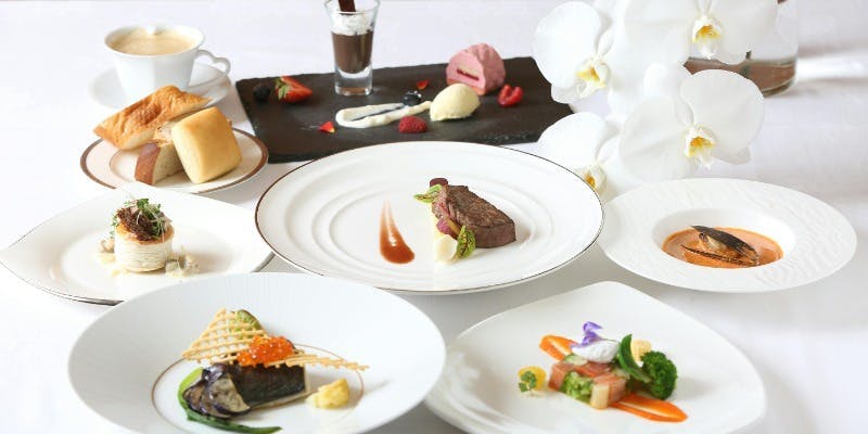 【創作フレンチ／セゾン】前菜、魚料理や牛フィレ等全6品（平日限定）