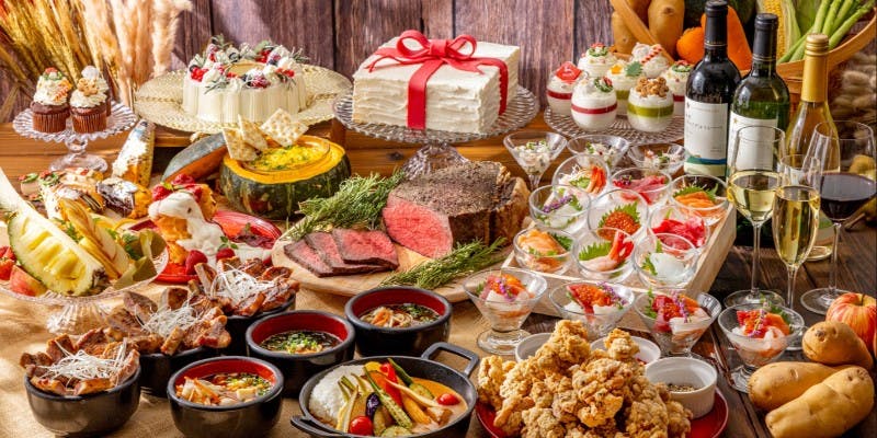 【Xmas2025】平日ランチ　北のめぐみとクリスマスデザートランチビュッフェ