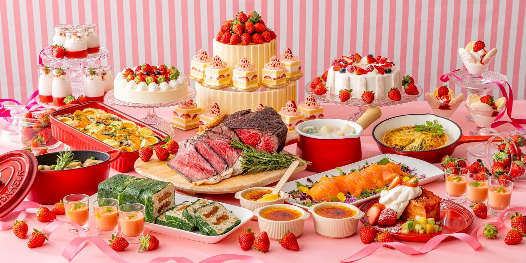 テラス レストラン／ヒルトン成田 【平日ランチビュッフェ】春フレンチ