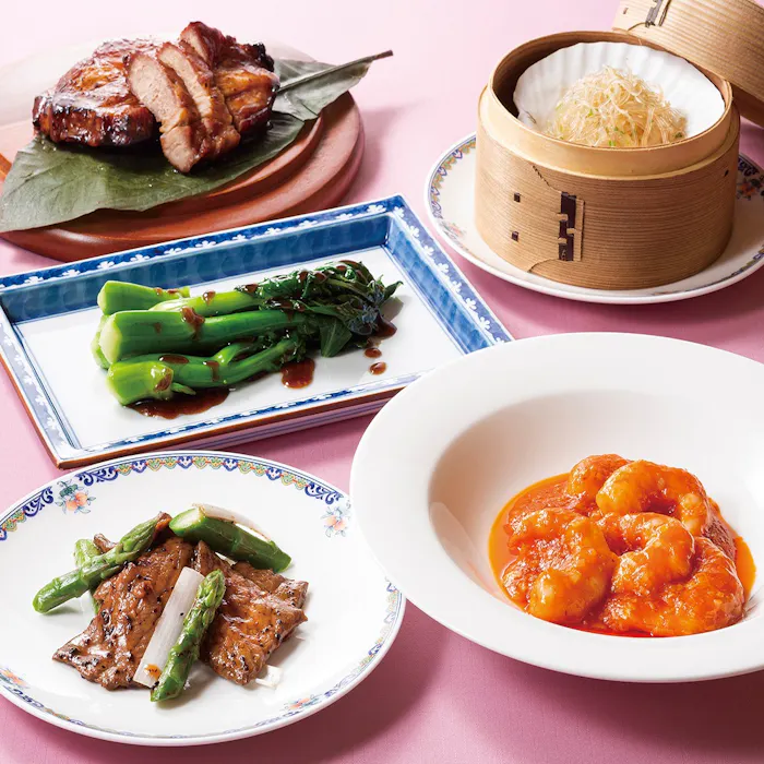 中国料理 桃李 ホテル日航つくば 芍薬コース ふかひれスープ 小海老のチリソース煮等全9品 土日祝 ディナー プラン 11210289 メニュー 一休 Comレストラン