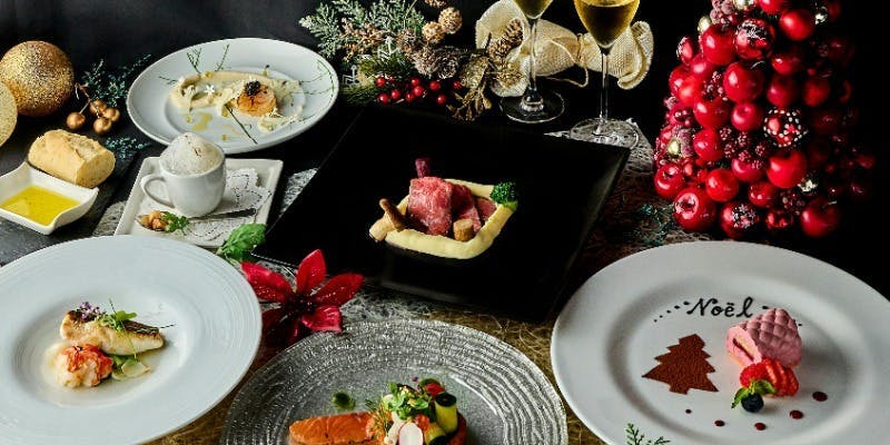 【Xmas2025】心に残る贅沢な時間を～Christmas Dinner Course～＋乾杯スパークリングワイン付き
