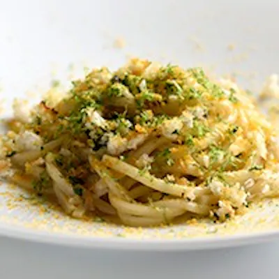 コースの要である「手打ちパスタ」