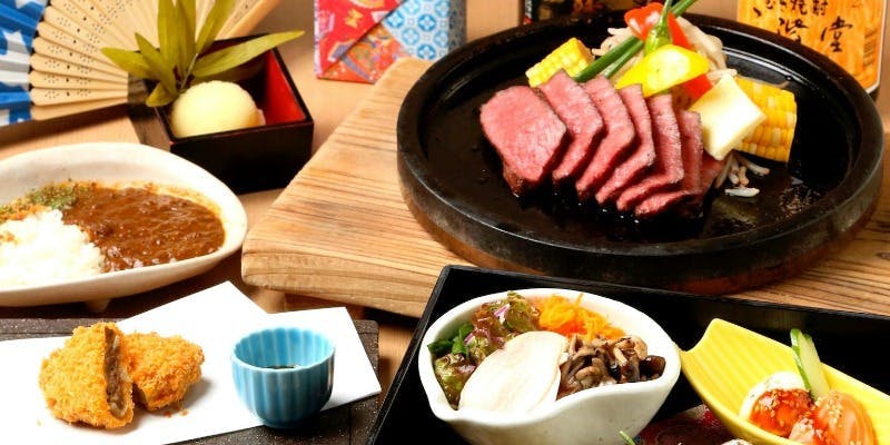 【峰コース】和牛たたき、国産牛ランプの石焼き等全8品＋2時間飲み放題