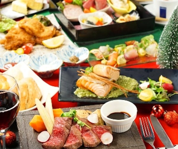 クリスマス ディナー 夜景 個室 肉割烹 牛若丸 梅田店 Okaimonoモール レストラン クリスマス ディナー 夜景 個室 肉割烹 牛若丸 梅田店 Okaimonoモール レストラン