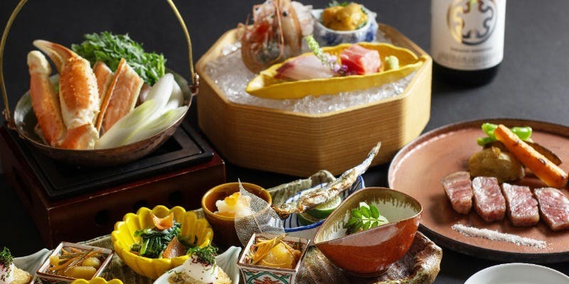 【北海道フェア】特別ディナー会席　豪華な海の幸と北の大地の恵みを味わい尽くす 全9品