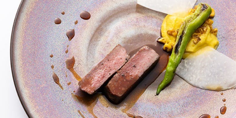 【時間限定×特別プラン】牧草牛と産直鮮魚のWメインを堪能する全9品（17：30来店）