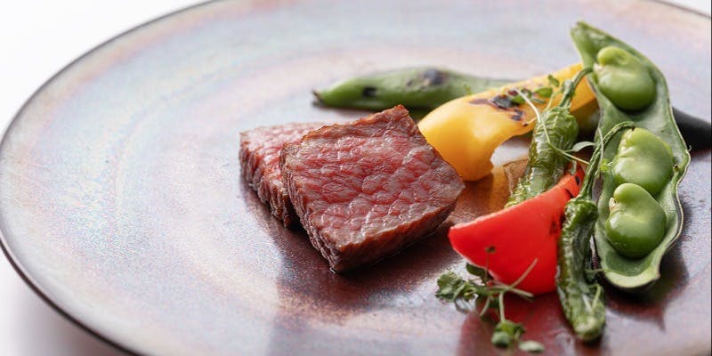 【ステーキセット】平日限定！牧草牛のステーキに前菜の盛り合わせやドルチェまで全6品＋1ドリンク