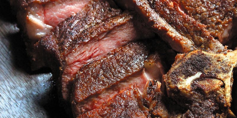 【NYスタイル 】USプライムアンガス牛 1ポンド（450g/2名分）薪焼ステーキ