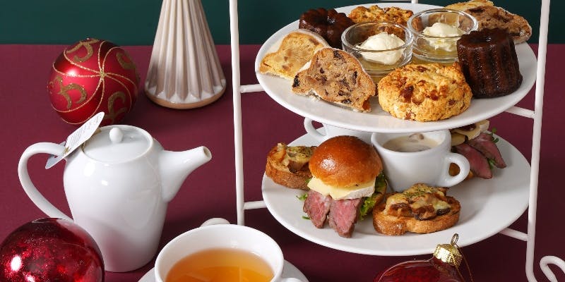 【Xmas2025】【洋梨と栗のアフタヌーンティー】＋ウェルカムドリンク（12/1～12/25）