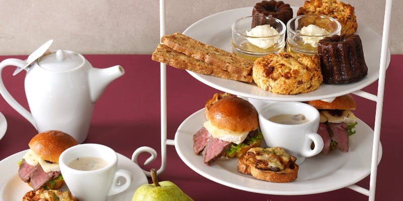 【年末年始】【洋梨と栗のアフタヌーンティー】＋ウェルカムドリンク（12/26～1/8）