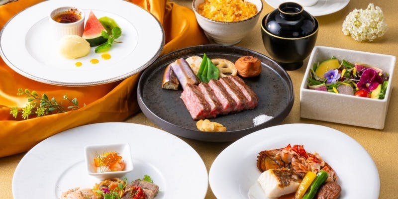 【幸せ祝いコース  ～松～】A5特撰銘柄牛ロース肉・魚料理他全8品（12/13まで）