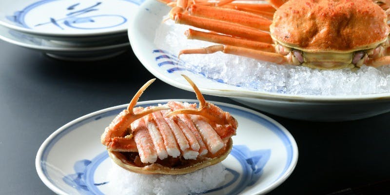 【冬季限定】タグ付きブランド蟹1匹を贅沢に味わう会席＋ワンドリンク付