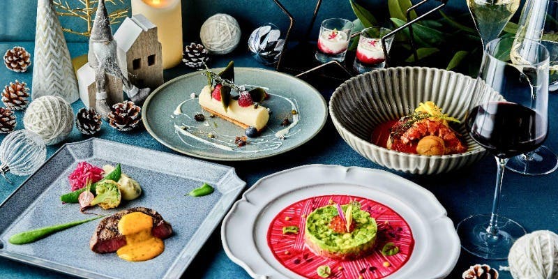 【Xmas2025】魚料理と肉料理Wメインの全5品Xmasコース（12/20～25・夜）