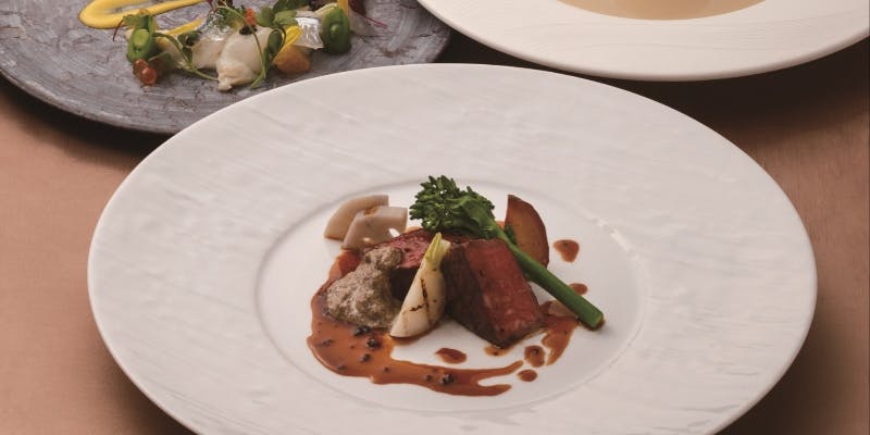 【プロムナード】本格フレンチ全5品デザートワゴン付＋メインアップグレード（平日割引特典あり）