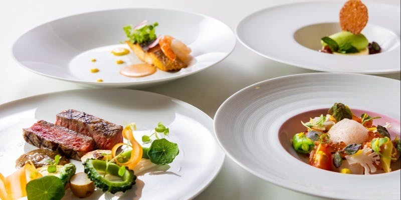 【ムニュセゾン】旬の食材のグラデーション（フルコース）