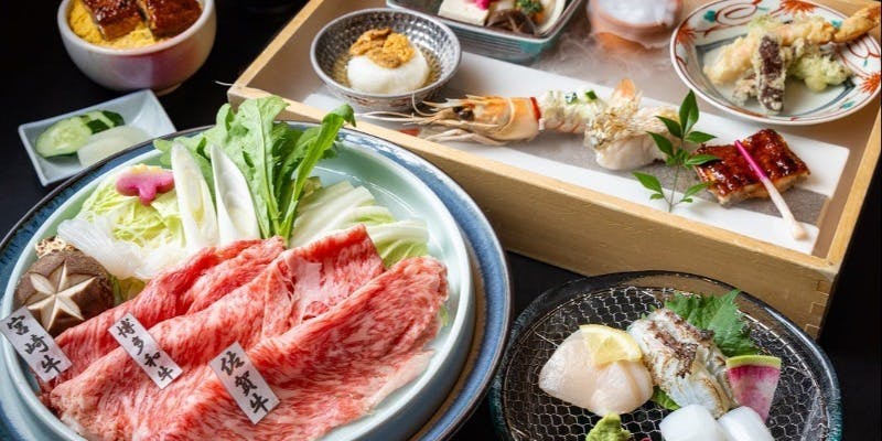 夜の ぜいたく玉手箱御膳（1日限定15食 12/1～）