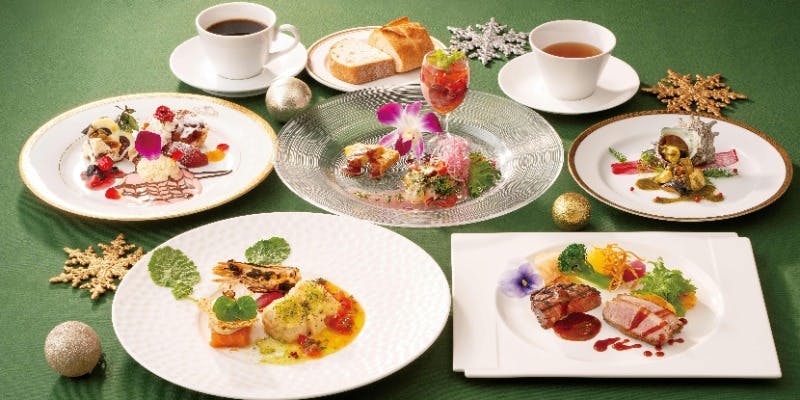 【2025クリスマスコース】和牛グリル、合鴨ロティ、前菜、スープゼザートなど全9品＋乾杯ドリンク付