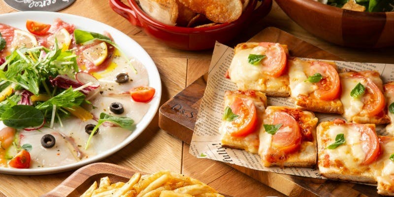 【カジュアルコース】気軽に楽しめる全7皿＋早割＋スタンダード2時間飲み放題